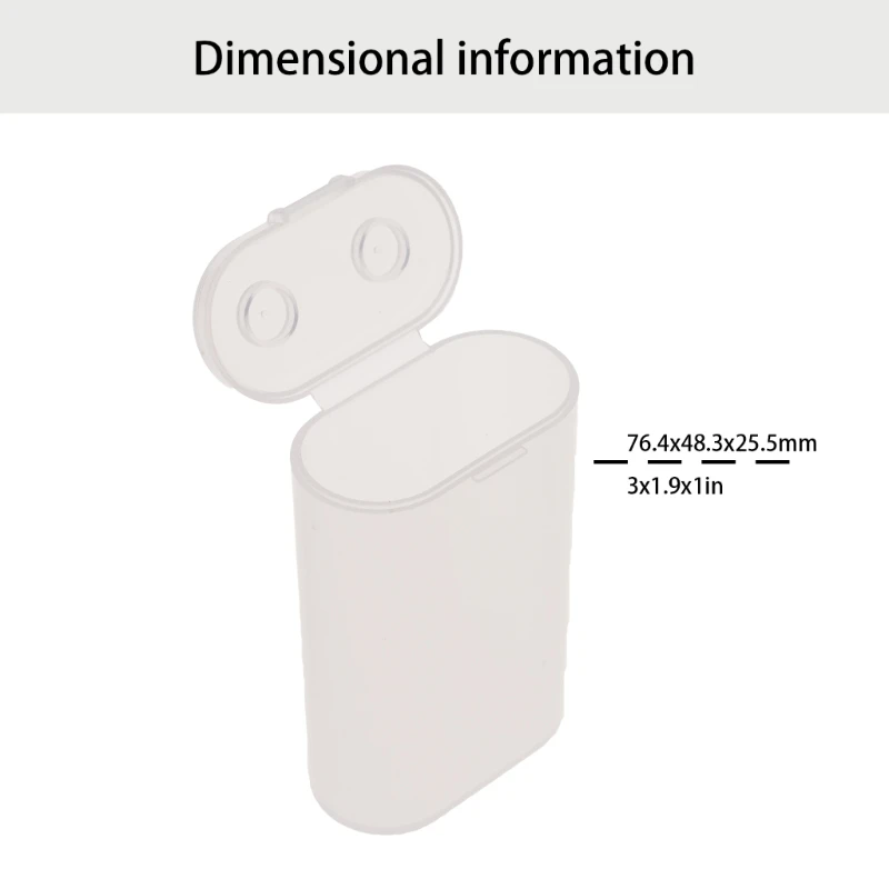 Caixa protetora armazenamento bateria DX62 para solução armazenamento baterias 1-2pcs 21700