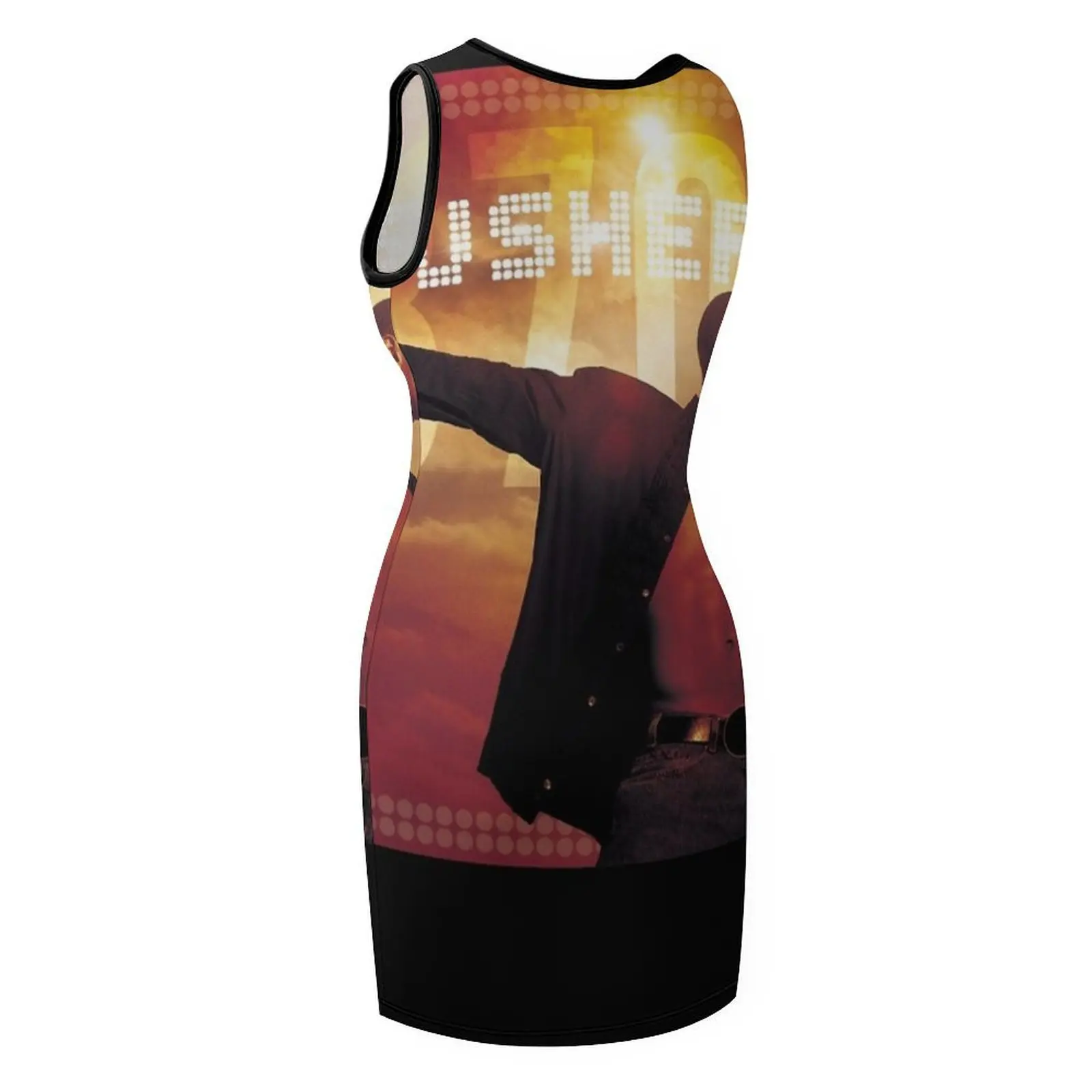 Usher 8701 Classic T-Shirt Sleeveless Sundress dress for women summer Party dresses Bride dresses