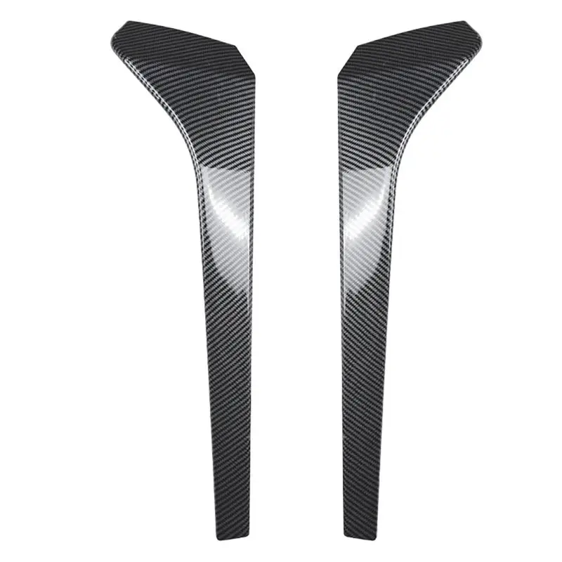 

A13Z-For VW Tiguan MK2 R-Line 2017-2023 Carbon Fiber Pattern Car Rear Window Spoiler Side Wing Cover Trim Car Replacement