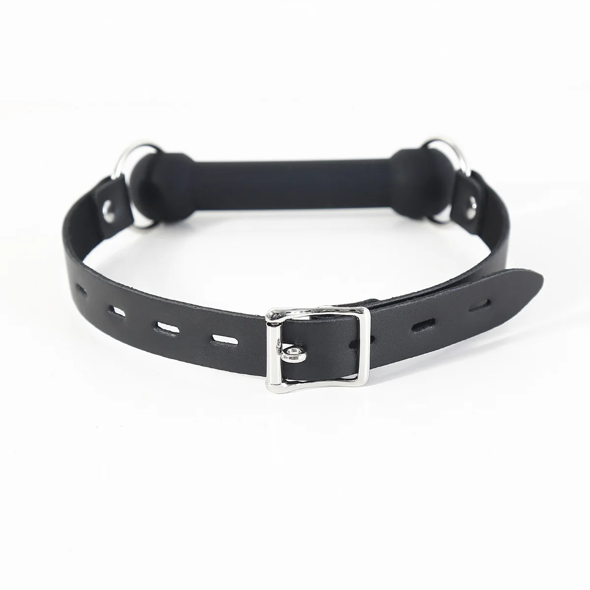 بولي Leather حلقة من جلد كرة سيليكون الكمامة تثبيت الفم عبودية الفم الكمامة الفم محشوة الجنس لعب للأزواج ألعاب الكبار لينة