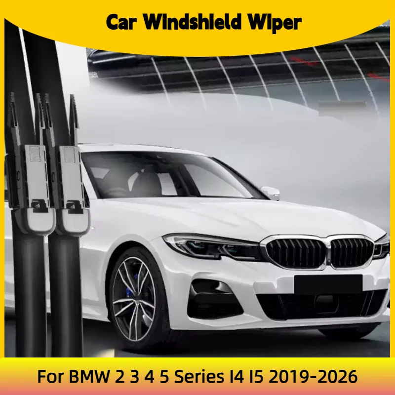 Car Modify Windshield Water Spray Wiper For BMW 2 3 4 5 Series I4 I5 2019-2027 Auto Wet Arm Cleaning Wiper Exterior Accessory