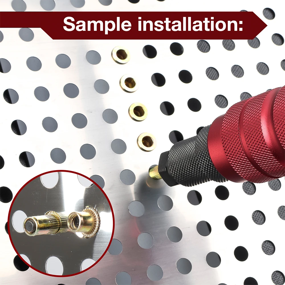 Riveting Machine Home Electric Rivet Nut Gun Adapter Metric M3 M4 M5 M6 M8 M10+Imperial 1/4-20 10-24 10-32 8-32 Riveting Tools