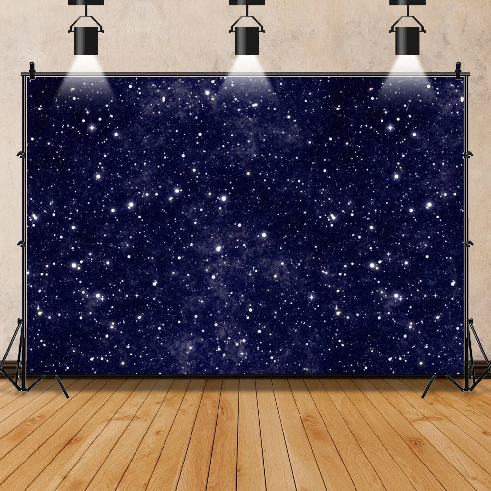 Céu estrelado azul escuro Fotografia Fundo, Galaxy Backdrop, Universo Espaço, Mysterious Nebula Estrelas Retrato, Photo Studio Props