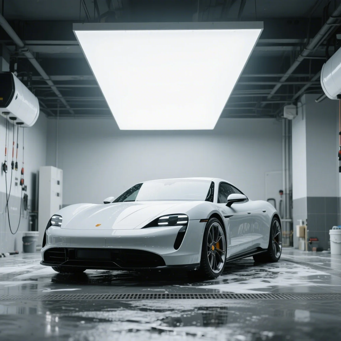 

Белая мягкая пленка, светодиодный потолочный светильник, выставочное освещение, мастерская детализации автомобиля, рабочие светильники для демонстрации и шоу