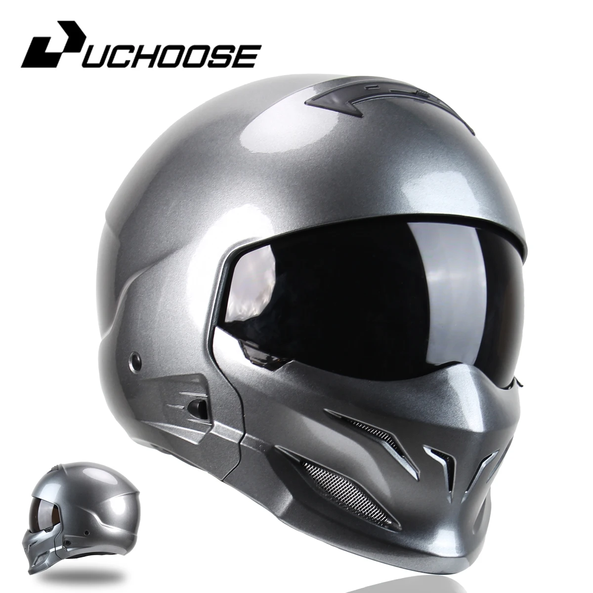 

2025 New Scorpion Helmet Retro Motorcycle Cascos Moto Locomotive Personality Multi-purpose Combination Helmet Half Helmet