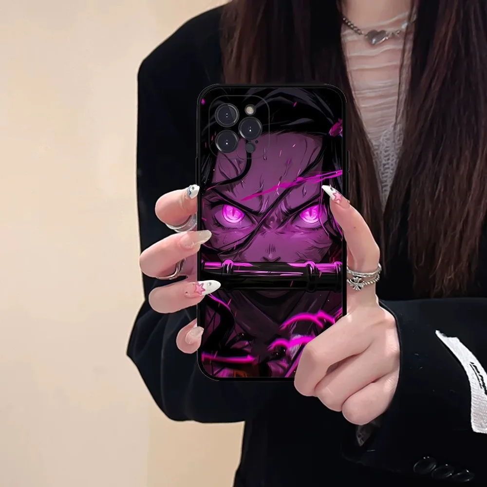 Nezuko K-Kamado Phone Case Silicone Soft For Iphone 16 15 14 13 12 11 Pro Mini XS MAX Plus X Cover
