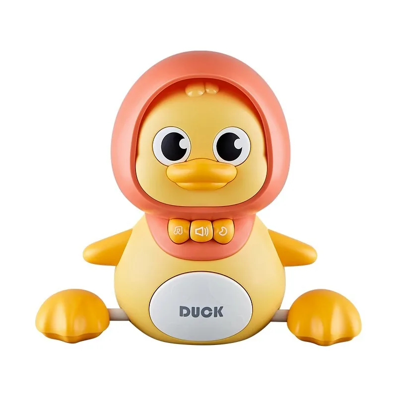 Creative Movable Will Walk Swinging Chick Duck Ling Cartoon Magnetic Electric Learning To Crawl Duck Chick Toys Children Toys