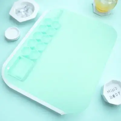 

Silicone Painting Mat for DIY Crafts Resin Molding Watercolor Art Projects Reusable Non-Stick Craft Mat Lightweight Foldable