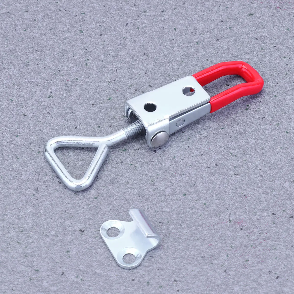 

4 pcs Toggle Clamps Quick Fixture Small U-shaped Bar Adjustable Vertical Mount Easy Install Cabinet Latch Welding Jig Repair