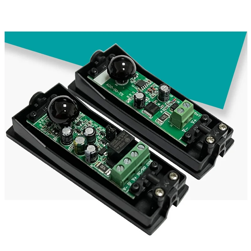 ABGN-Sensor de puerta de valla de seguridad para el hogar, Detector de Sensor a prueba de explosiones para exteriores, alarma infrarroja única de 12V y 24V