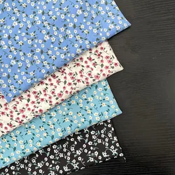 Soft Viscose Summer Daisy Rayon Fabric By Half Yard Floral Print Women's Dress Clothing Skirt Calico Pajamas DIY Sewing Material