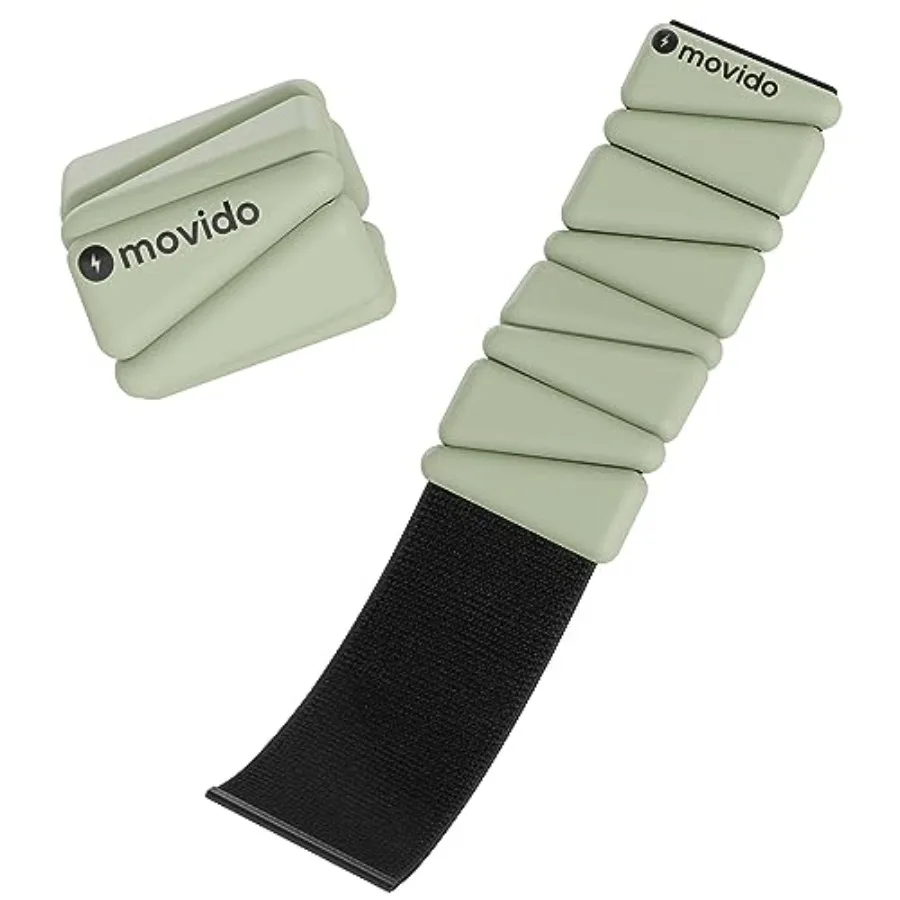 

Wrist and Ankle Weights for Yoga Walking Pilates Hiking Aerobics 1 lb Each 2 per Set Adjustable Neoprene with Black Color Comfo