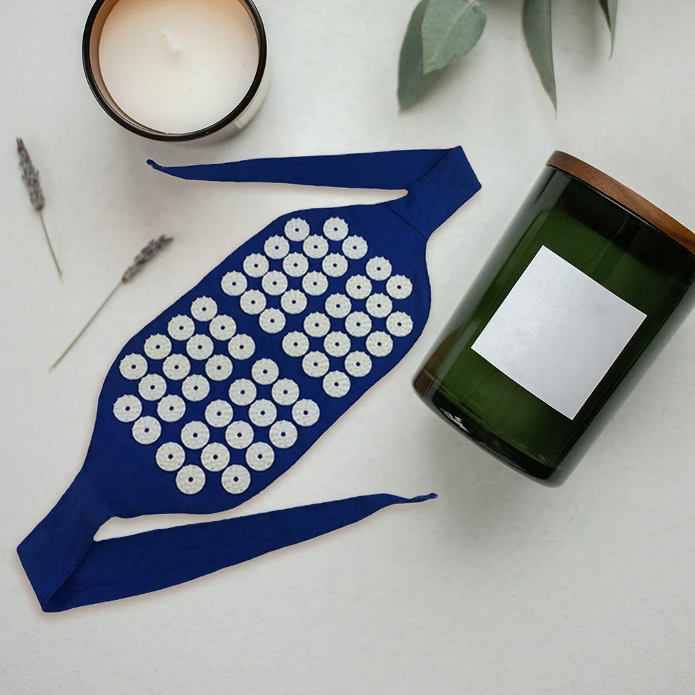 

Professional Acupuncture Massage Belt Blue Household Waist Massager for Adults Acupoint Pain Relief Acupressure Belt