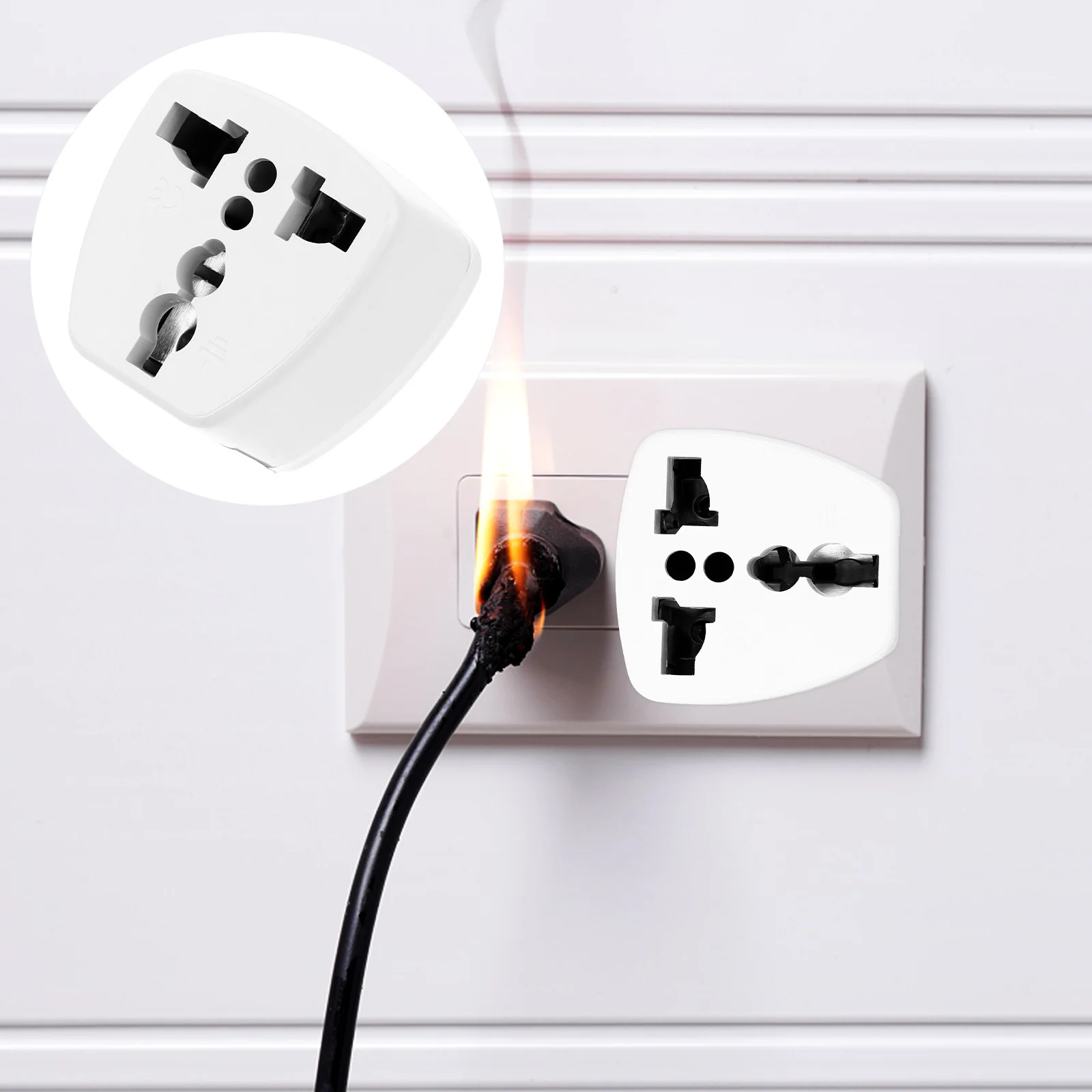 

Uk to Australian Plug Adapter Plug Adapter Portable Outlet Converter for Curling Iron Straightener Travel Supplies