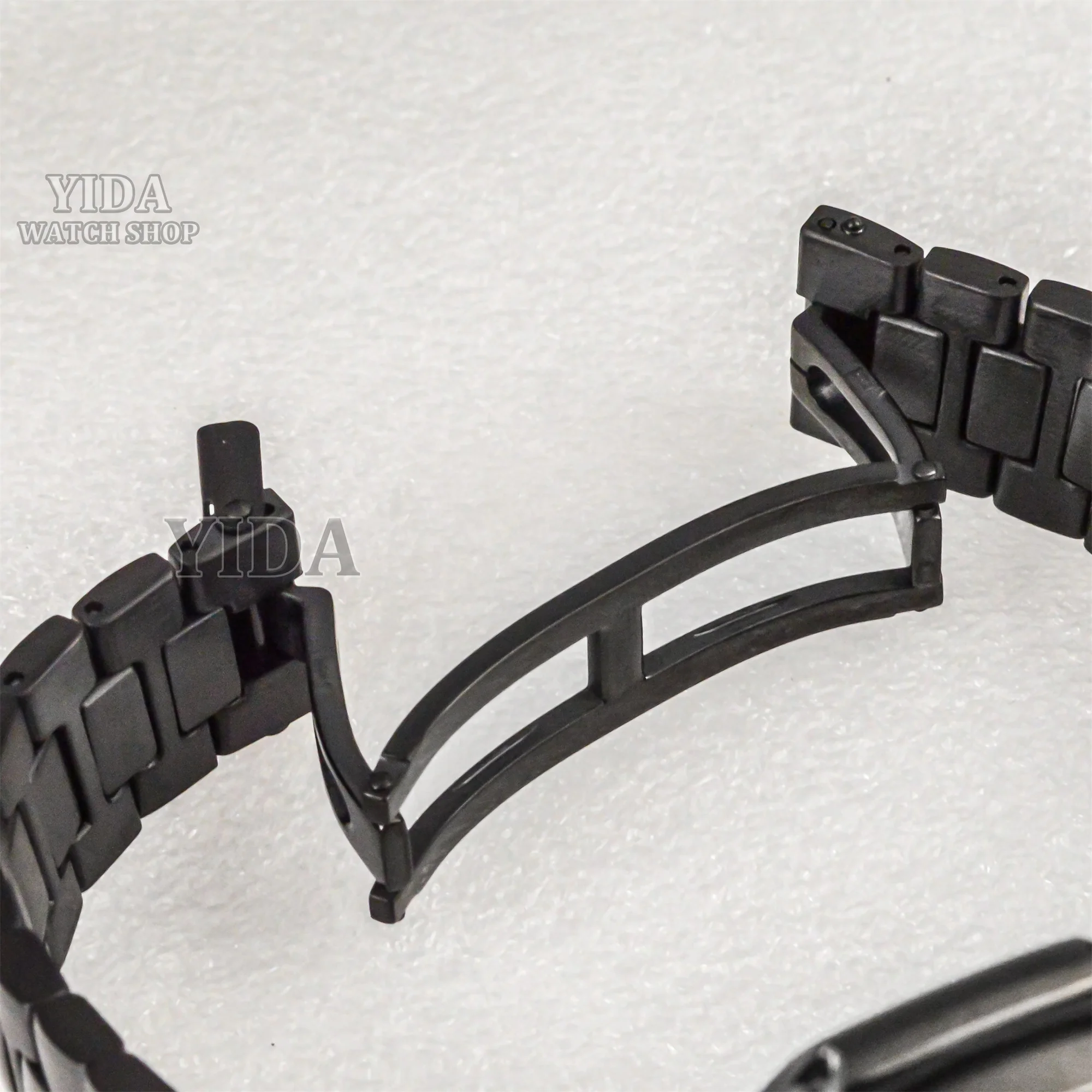 Nautilus caixa de relógio pulseira 316l caixa de aço inoxidável vidro safira 100m à prova dwaterproof água ajuste nh35 nh36 nh38 movimento acessórios relógio