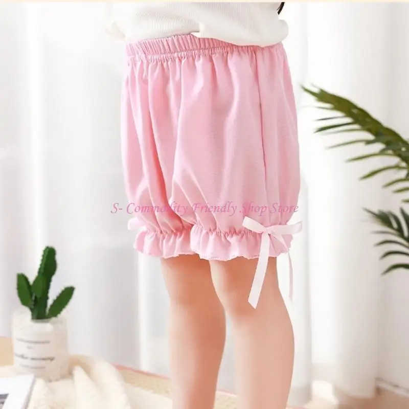 85AE Girls Shorts Panties Ruffle Bloomers Anti Exposure Safety Pants Underwear Shorts
