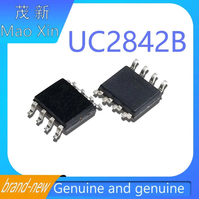 Baru asli UC2842 UC2842B SOP-8 regulator voltase-DC DC pengendali sakelar chip