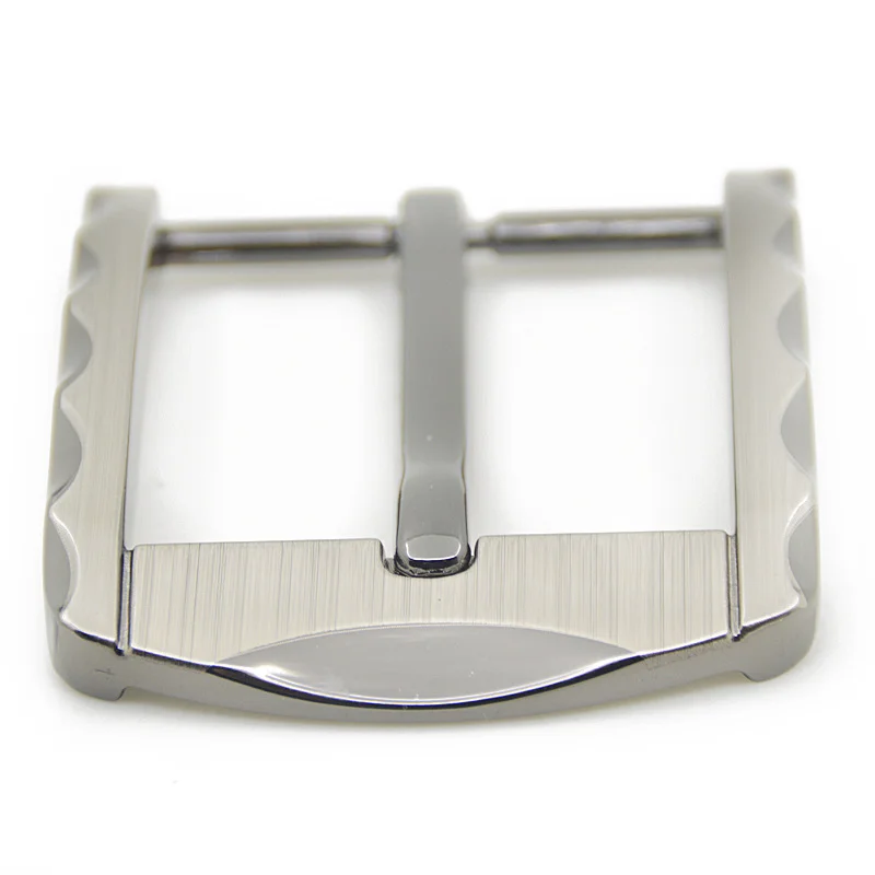 1pcs 40mm Metal Belt Buckle Half Heel Bar Buckle Men's  Single Pin Buckle Leather Belt Adjustment DIY Fit for 36-39mm Rodeo