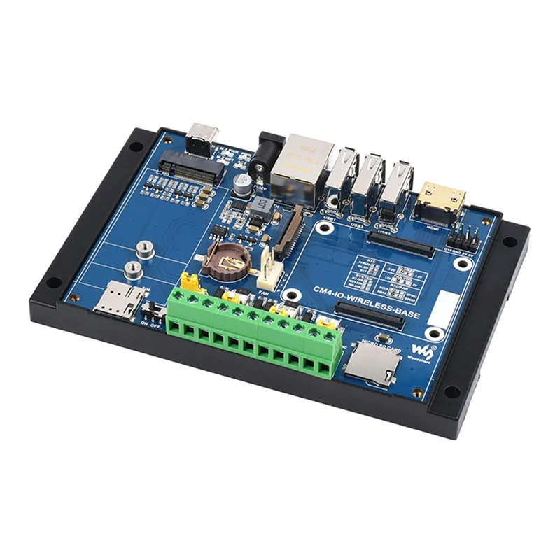 

Waveshare CM4 Expansion Module Gigabit Ethernet 5G/4G Expansion Board M.2/Mini-Pcie For Raspberry Pi CM4