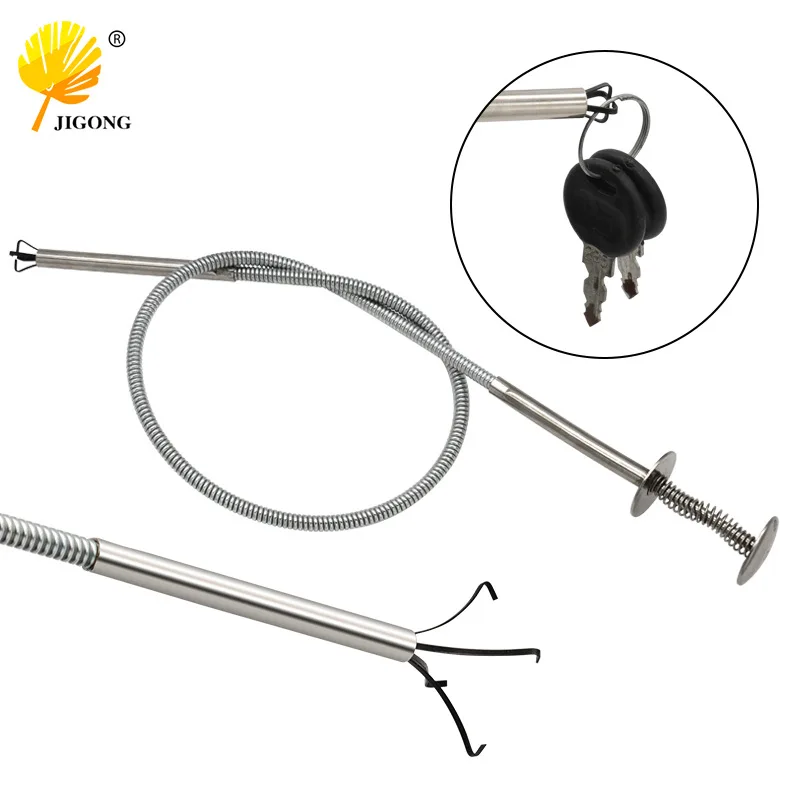 Four-claw pickup, hardware pickup tool suction iron rod, portable magnetic claw mechanical end removal small piece adsorption