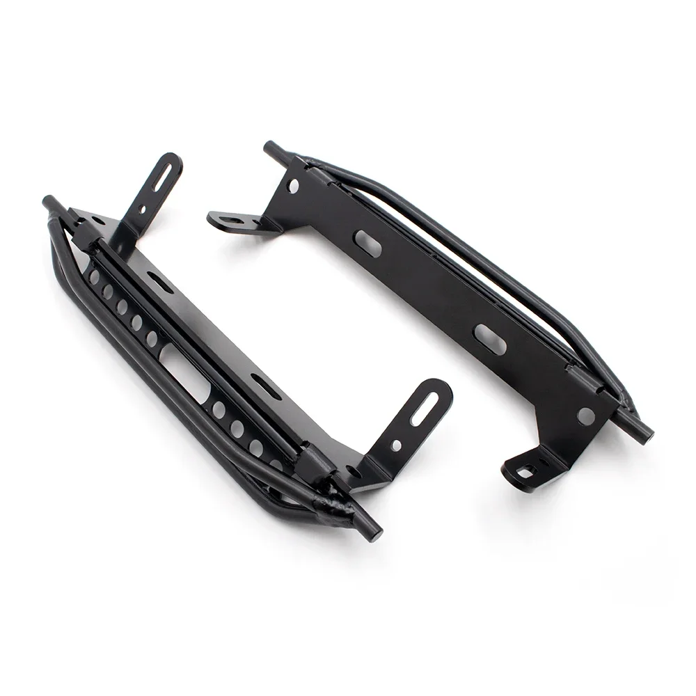 

KYX Racing Metal Side Step Running Boards Foot-Plate Rock Slider Upgrades Parts Accessories for 1/10 RC Crawler Car Traxxas TRX4