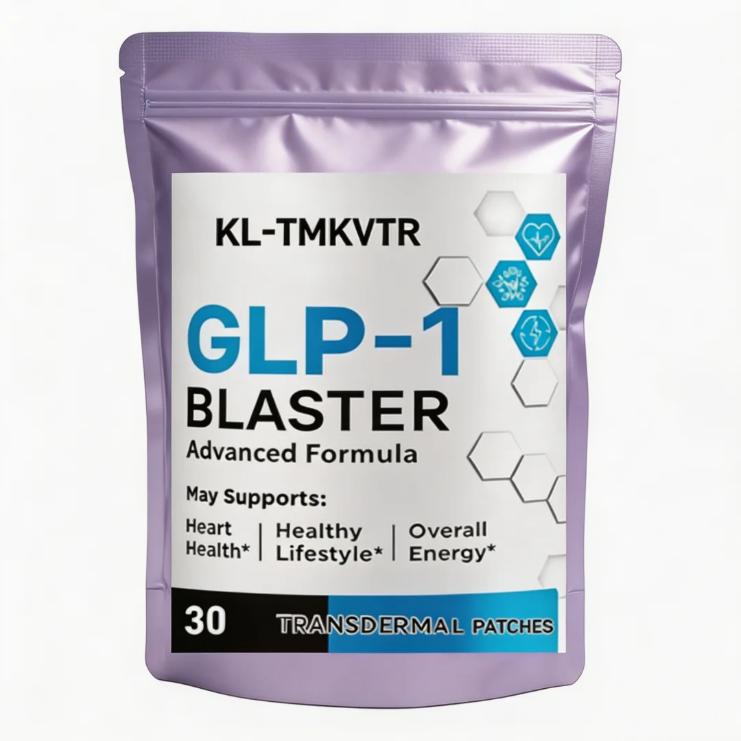 30 Patches GLP-1 Booster Transdermal Patches All Natural Formula for GLP 1 Live Probiotics, for Metabolism, Digestive Gut Health