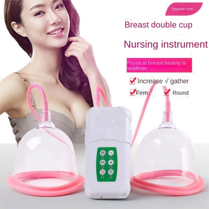 Electric Breast Enlargement Pump For Women Vacuum Cupping Body Breast Massager Chest Enhancing Cupping With Suction Pump Therapy