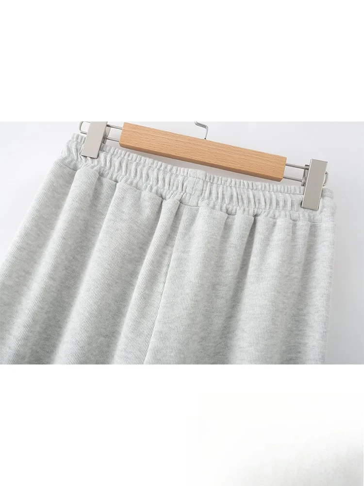 KONDALA Sporty Casual Chic Solid Women Suit Long Sleeve Hooded Sweatshirts Loose Drawstring Pants Fashion 2025 Spring Summer Set