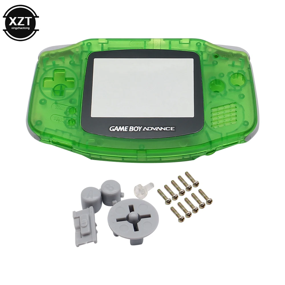 Carcasa colorida para Nintendo Gameboy GBA, carcasa dura con reemplazo de lente de pantalla, kit de carcasa para Gameboy Advance, nueva