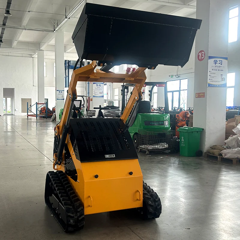

Customized Factory Hot Small Skid Steer Front End Loader With Bucket Compact Skid Steer Loader