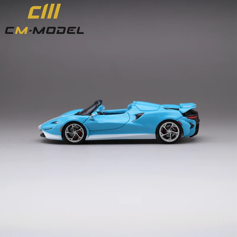 CM Model 1/64 Elva P1-GTR Cabriolet Series alloy car model - two sets of replaceable tires