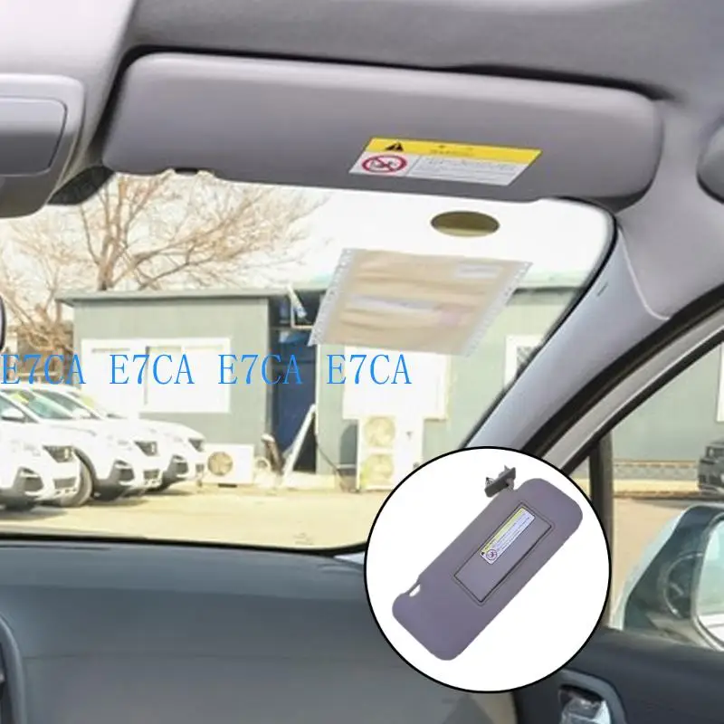 

E7CA CAR SUN SORSORS Встроенные в Vanity Mirror Automotive Sunshade Замена 8163EG/98158119ZQ для ежедневных поездок на средства