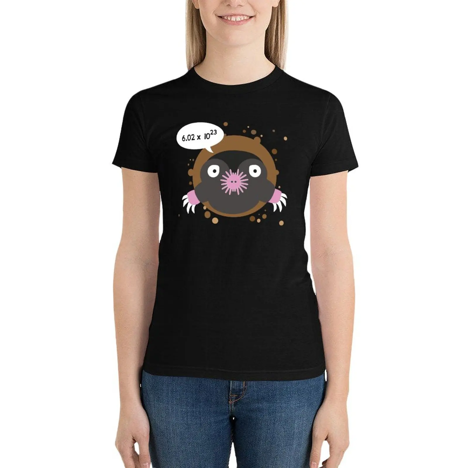 Funny Mole Day: Avogadro's Number Chemistry Shirts T-Shirt shirts graphic tees funny t-shirt dress for Women sexy