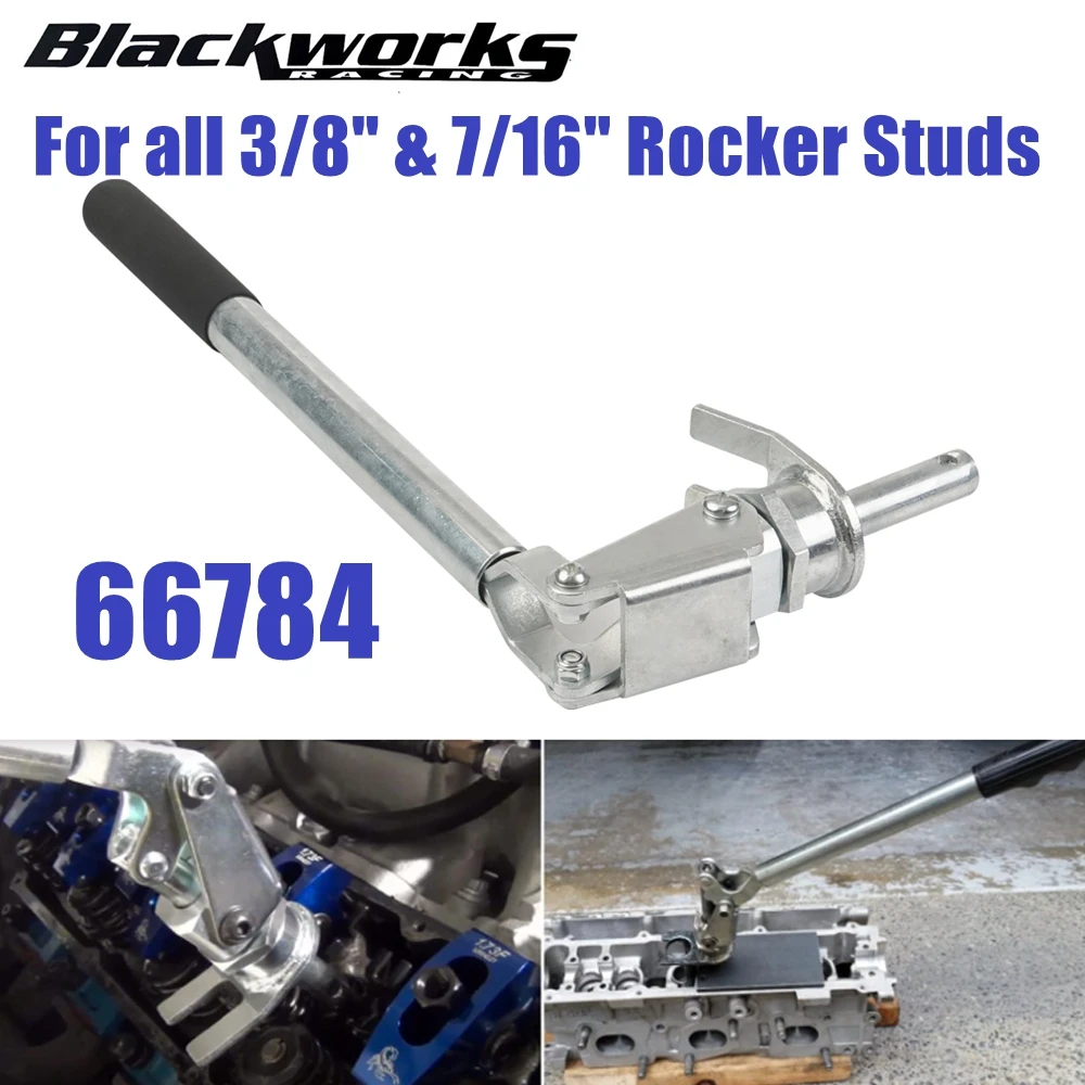 66784 Stud Installation Valve Spring Compressor Disassembly Tool Install Valve Spring Handle Swivels 360° for all 3/8