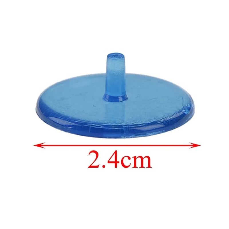 100pcs Transparent Plastic Golf Ball mark Position Markers Assorted Color  Diameter 24mm Golf Ball Maker Base Accessories