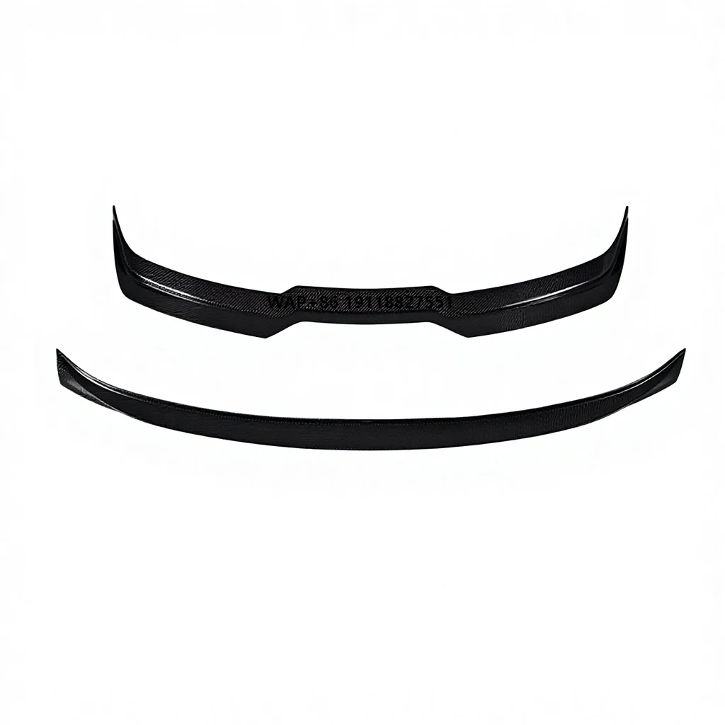 

For RS6 C8 Avant Carbon Fiber Rear Spoiler Set - Roof Spoiler + Mid Spoiler, Full Carbon Fiber Wing Combo for 2020+ RS6