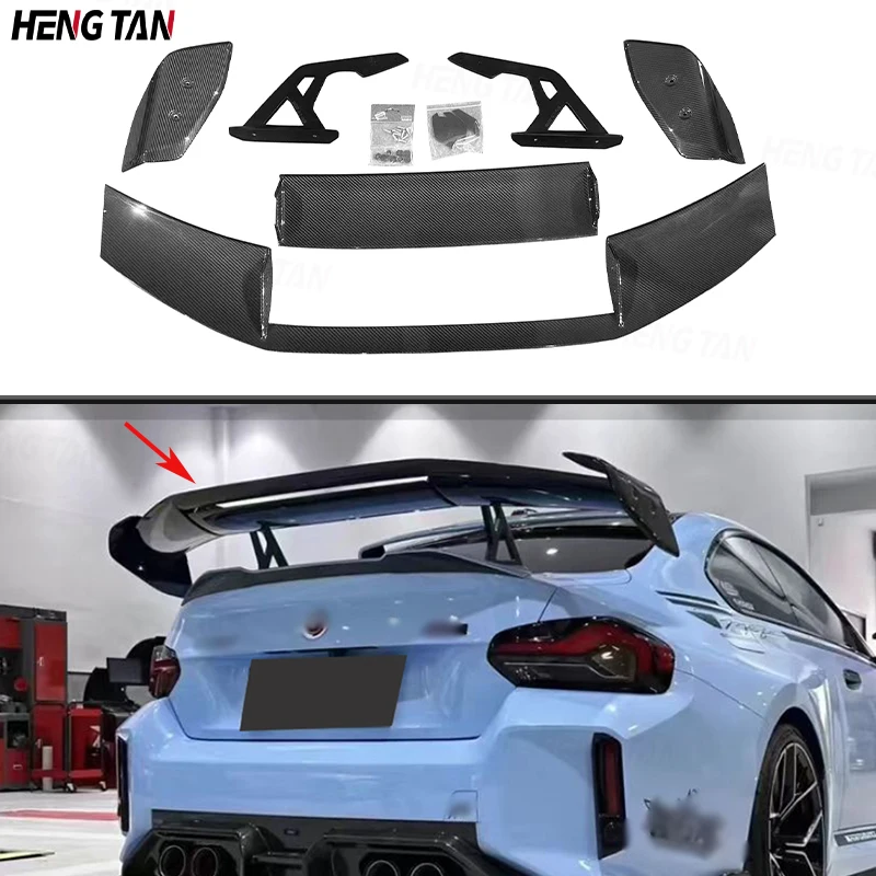 

Dry Carbon Fiber Car Rear Trunk Spoiler Rear Wing Tail Wing Parts For BMW 5 series F10 G30 G38 M5 F90 Upgrade Body kit