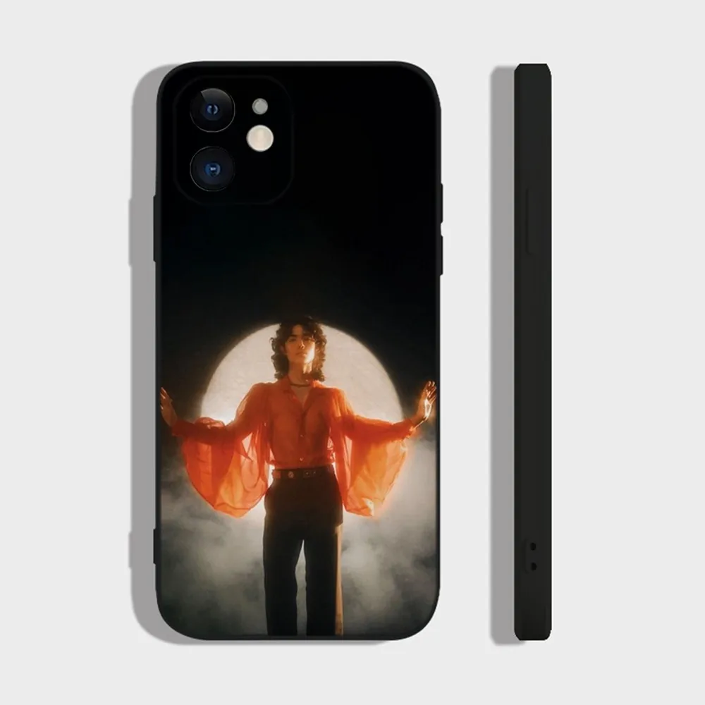 Singer C-Conan G-Gray Phone Case For iPhone 14,13,12 Mini 11 Pro XR,X,XS,MAX 6S,7,8 Plus Silicone Cover Soft black image 6