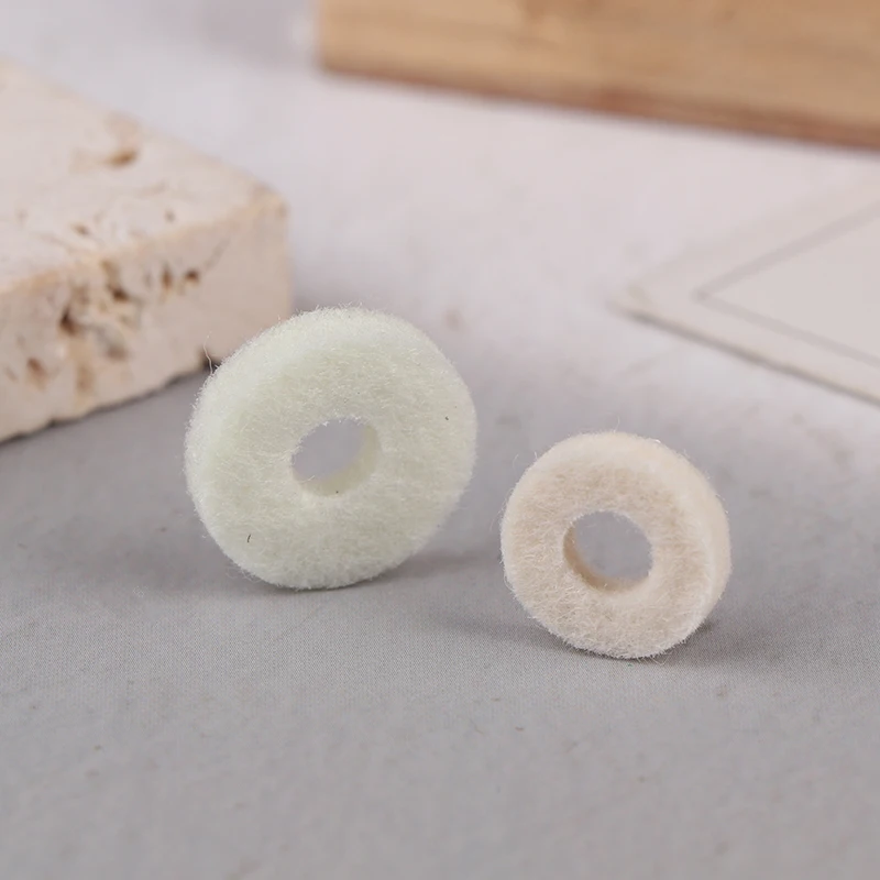 10Pcs Organ Key Felt Washers Pads For Wind Instruments Repair Replacement Parts Music Store Supply Accessories