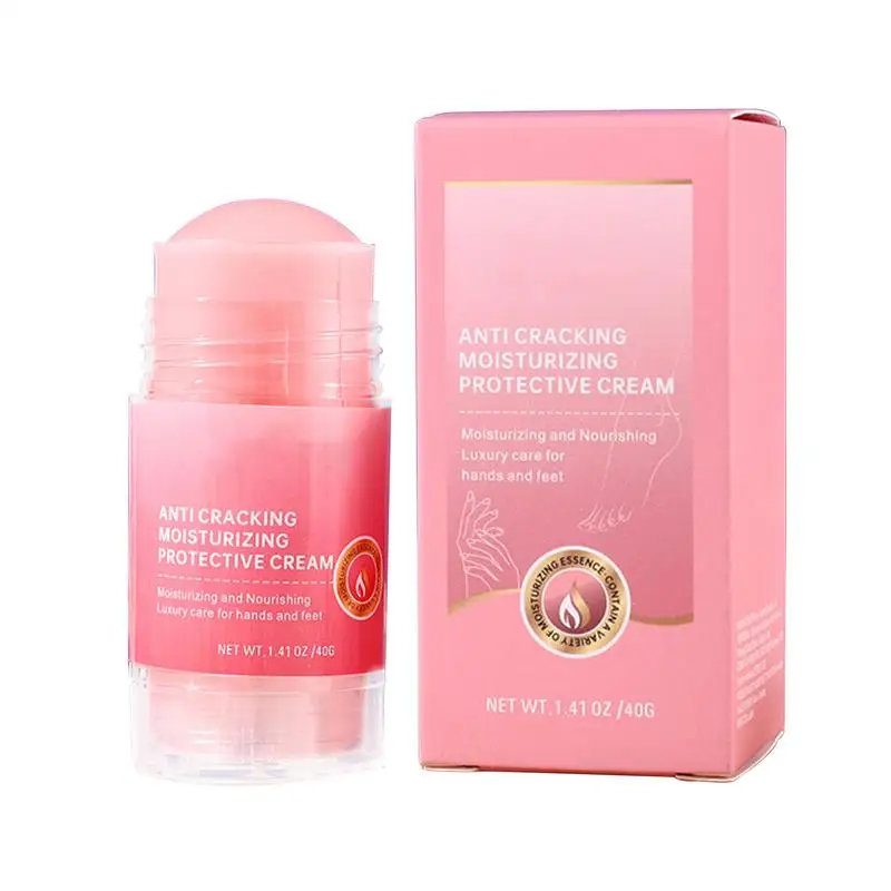 Anti-Drying Foot Cream Softening Dry Cracked Feet Cream Gentle Exfoliation Peeling Foot Care Deeply Penetrates Foot Cream 40ml