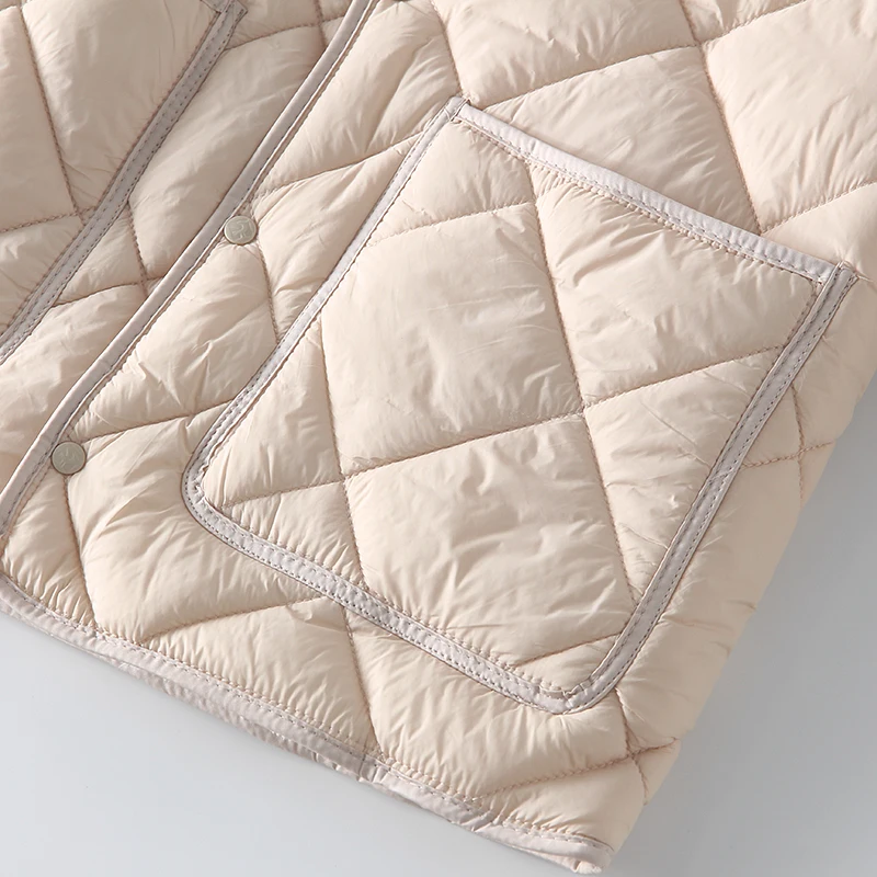 

Легкий высокотемпературный хлопковый джет без подкладки с Fce и ромбовидной строчкой для мужчин, модный городской слэ для молодежи