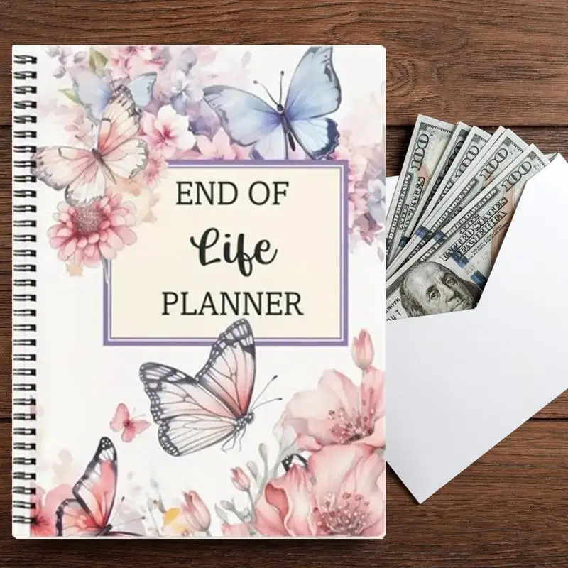 End Of Life Planner Organizer Notebook Book Organizer For Final Arrangements Binder Life Planner Comprehensive In Case Of Death