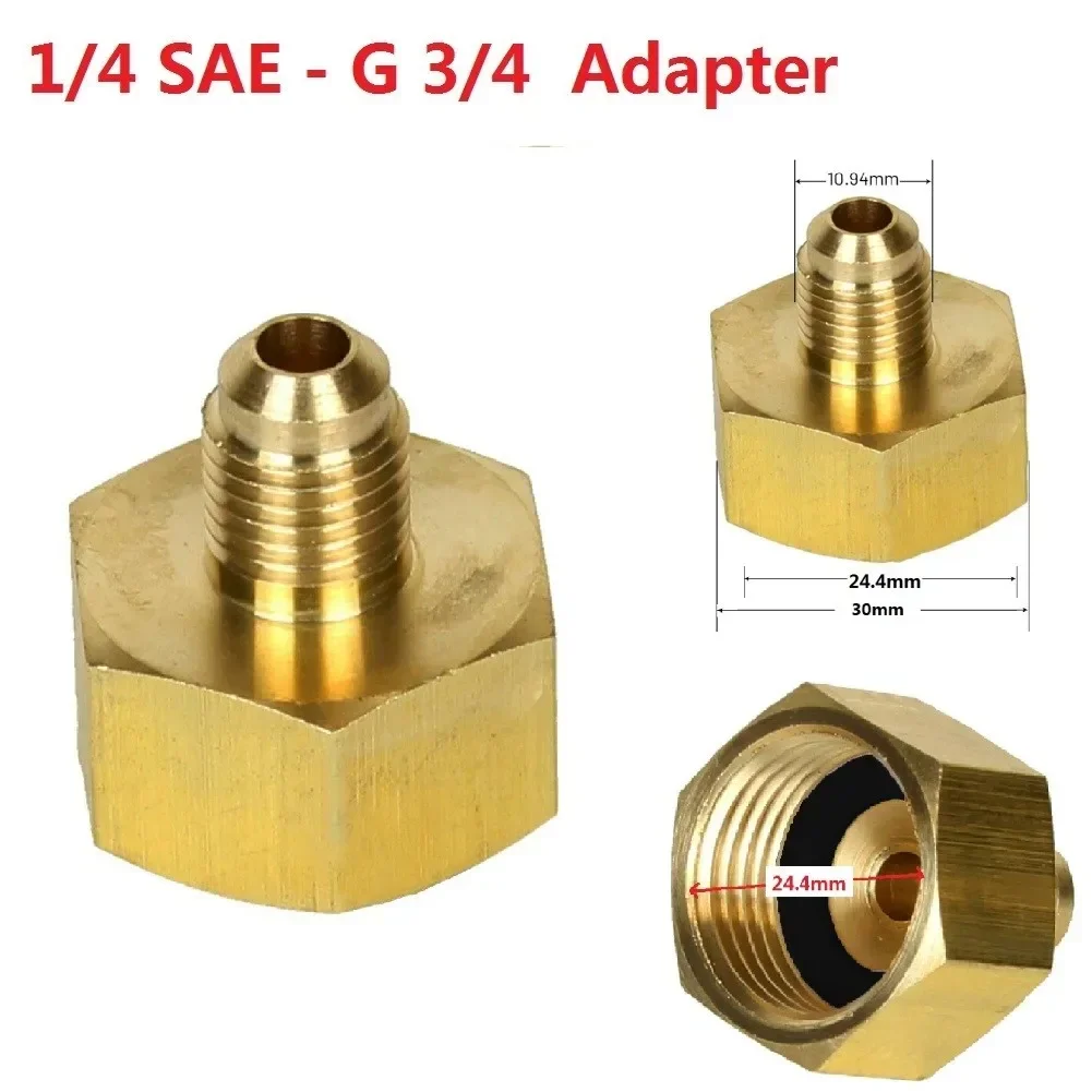 Parte Adaptador de Garrafa Acessórios Sae g3 60g Adaptador de Condicionador de Carro de Bronze para Adaptador de Garrafa R134a Anti-envelhecimento