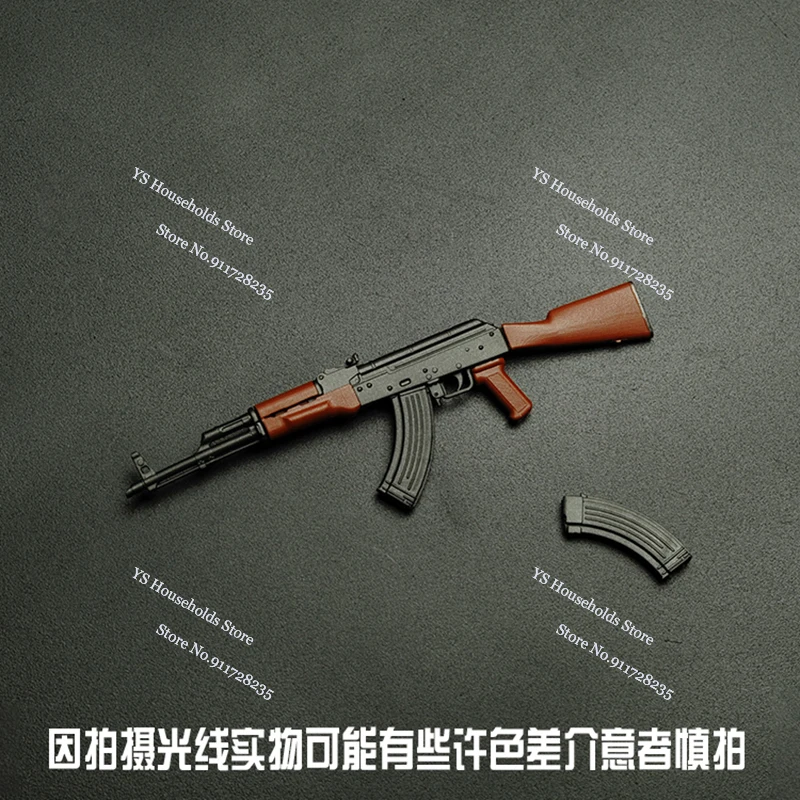 1/12 静的ミニ AK モデルライフル DIY ナイフ装飾おもちゃ軍事兵士シーンアクセサリーフィット 6 "アクションフィギュア Diy 装飾
