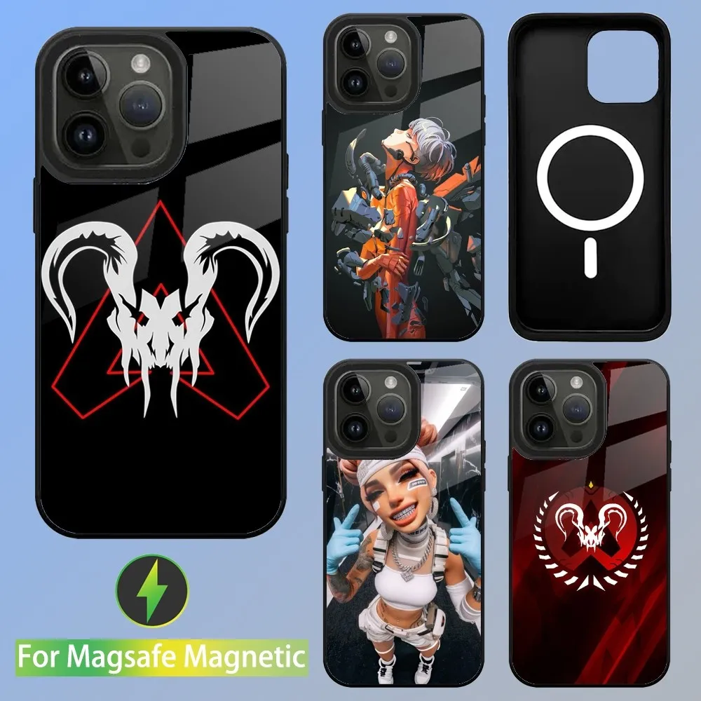 Game A-Apex Legends Phone Case For iPhone 15,14,13,12,11,Plus,Pro,Max Mini Magsafe Magnetic Wireless Charging