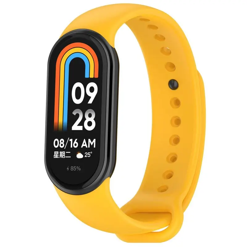 Силиконовый ремешок для смарт-часов Xiaomi Mi Band 9 8