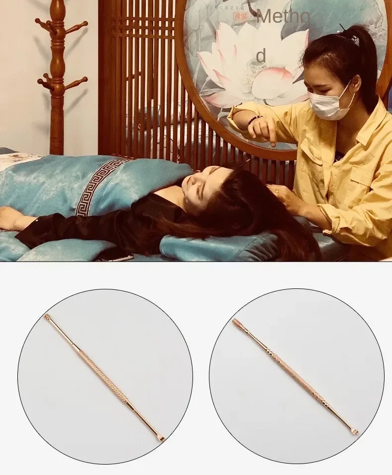 Aço inoxidável Ear Wax Picks, Ear Picks, Remoção de Cera, Cureta Removedor, Limpador, Ferramenta de Cuidado, Facial Cotton Pads, Ferramentas