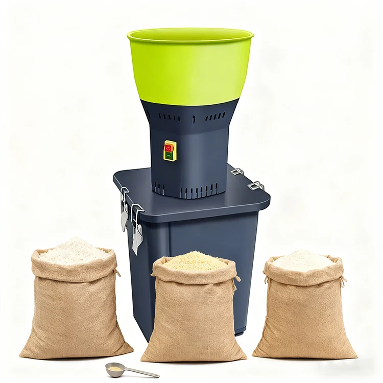 JIEXIN Small High Electric Corn Grinding Machine 220V 300Kg/h Capacity 1.3-1.8KW For Home Use Livestock Grain Mill New