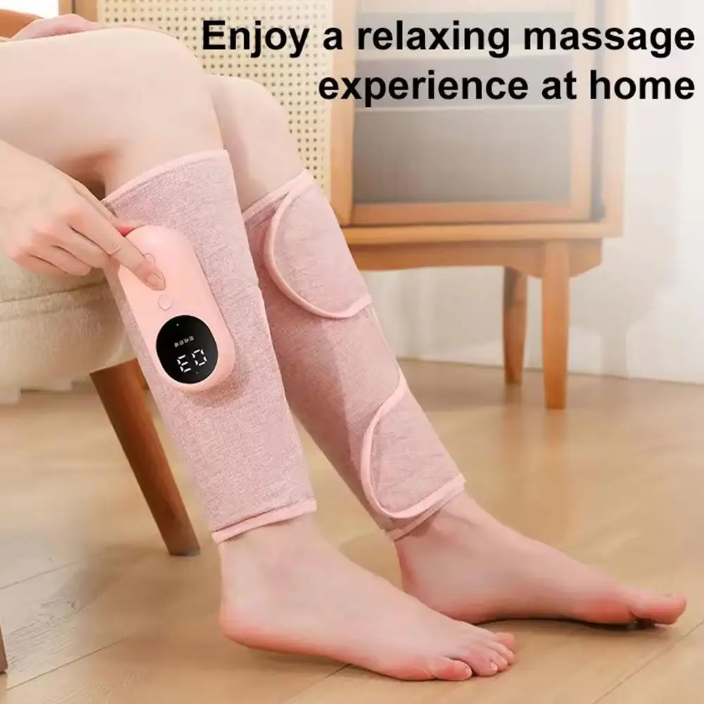 

Eletric Calf Massager 360° Air Pressure 3 Gear Heated Kneading Calf Massage Machine Relieve Leg Muscle Promote Blood Circulation