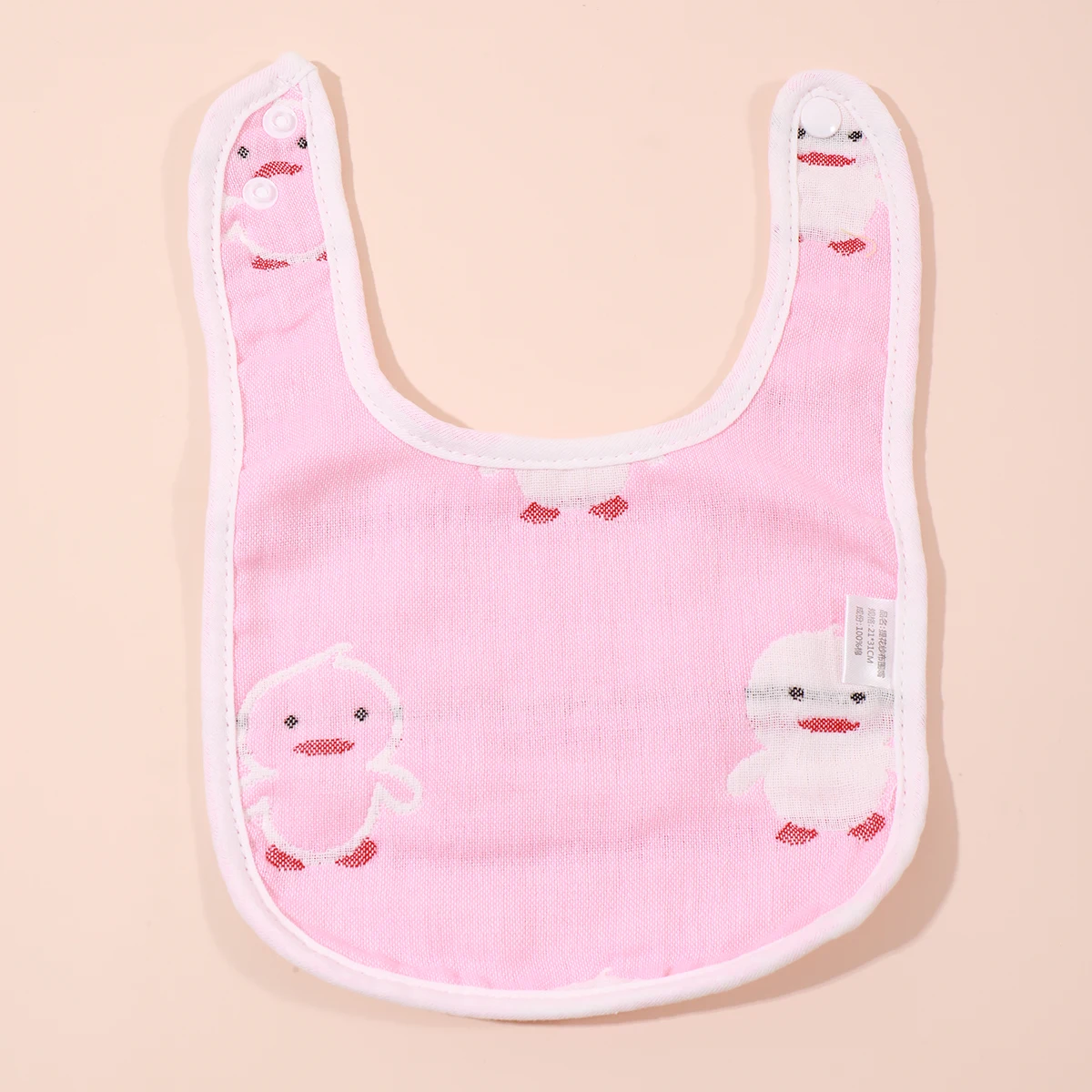 3pcs Baby Bibs U Shape Absorbent Soft Cotton Bib Soft Comfortable Toddler Feeding Eating Burpcloths Waterproof Saliva Towel